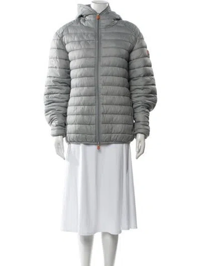 Pre-owned Save The Duck Down Jacket In Gray