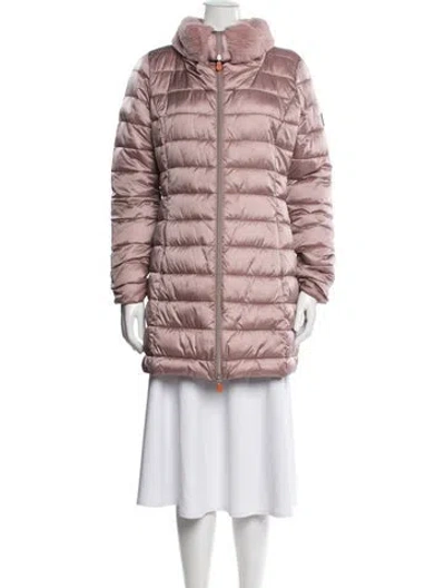 Pre-owned Save The Duck Down Jacket In Pink
