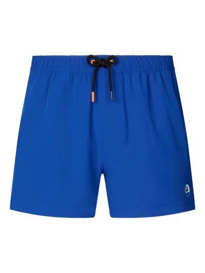 Save The Duck Drawstring Swim Shorts In Blue