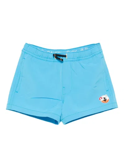 Save The Duck Kids' Drawstring-waist Patch-pocket Swim Shorts