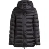 Save The Duck Drimia Water Repellent Hooded Puffer Jacket In Black