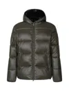 Save The Duck Edgard Hooded Puffer Jacket In Green