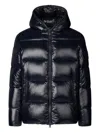 Save The Duck Hooded Puffer Jacket In Blue