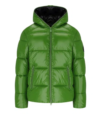 Save The Duck Edgard Green Hooded Padded Jacket