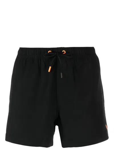 Save The Duck Elasticated Swim Shorts In Black
