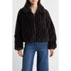 Save The Duck Elina Water Repellent Faux Fur Jacket In Black