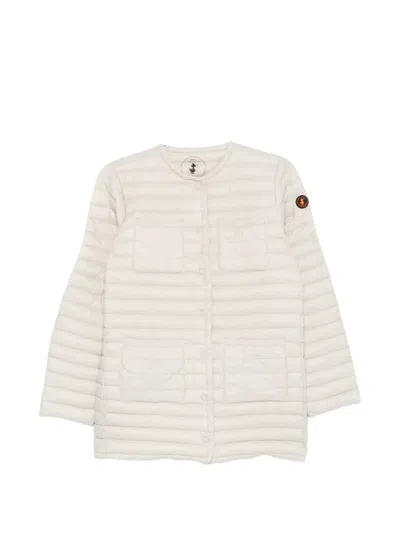 Save The Duck Elisa Quilted Jacket In Gray