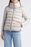 Save The Duck Elly Water Resistant Puffer Jacket In Rainy Beige