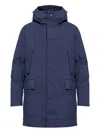 Save The Duck Elon Hooded Parka In Black