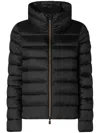 Save The Duck Elsie High-neck Puffer Jacket In Black