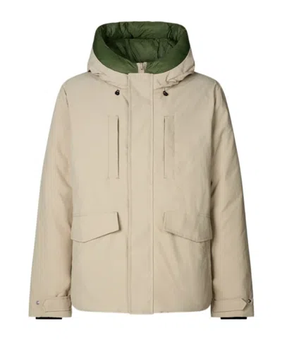 Save The Duck Enzo Hooded Parka In Neutral