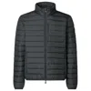 Save The Duck Erion Padded Zip-up Jacket In Green/black