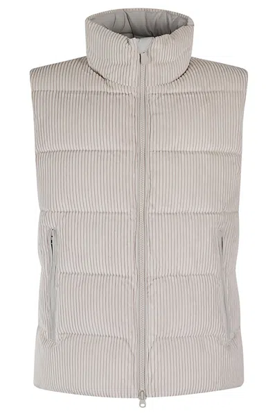 Save The Duck Euryops Gilet In Rainy Beige