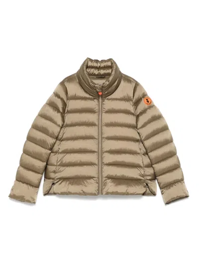 Save The Duck Kids' Evie Padded Jacket In Green