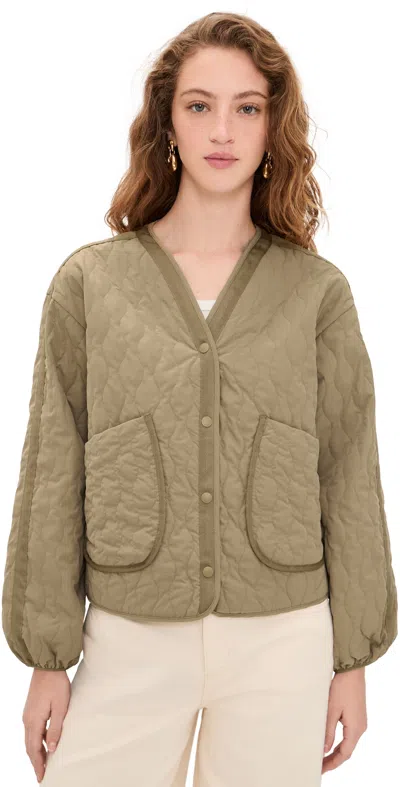 Save The Duck Fara Jacket Khaki Brown In Multi
