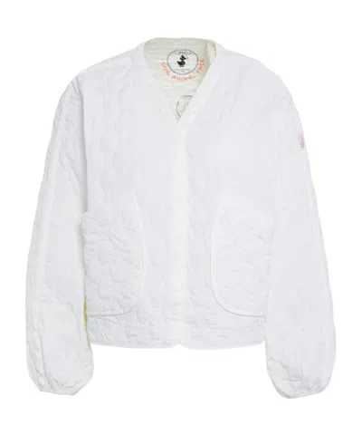 Save The Duck Fara Puffer Jacket In White