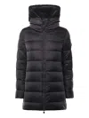 Save The Duck Jade Coat With High Collar In Black