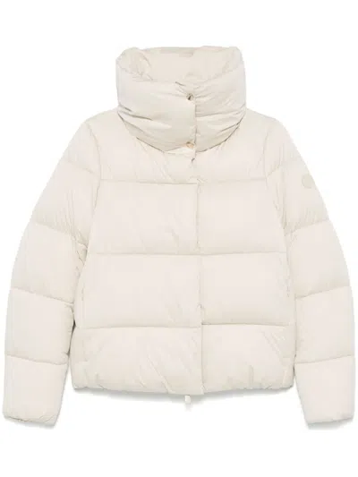 Save The Duck Felicity Puffer Jacket In Neutrals