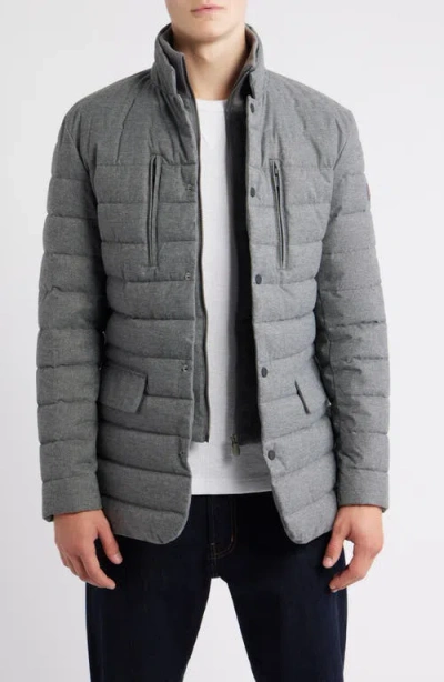 Save The Duck Felipe Water Resistant Quilted Jacket In Gray