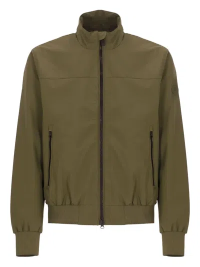SAVE THE DUCK FINLAY HIGH-NECK ZIP-FRONT BOMBER JACKET