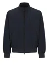 Save The Duck Blue Tech Fabric Waterproof Finlay Jacket In Blue