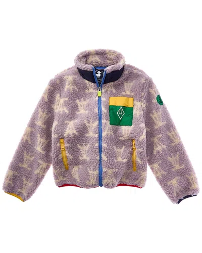 Save The Duck Kids' Fleece Jacket In Purple