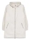 Save The Duck Lightweight Relaxed Fit Jacket With Hood In Neutrals