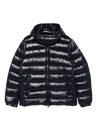 Save The Duck 'florian' Short Down Jacket In Blue