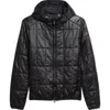Save The Duck Floyd Quilted Water Resistant Jacket In Black