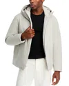 Save The Duck Flynn Hooded Jacket In Rain Beige