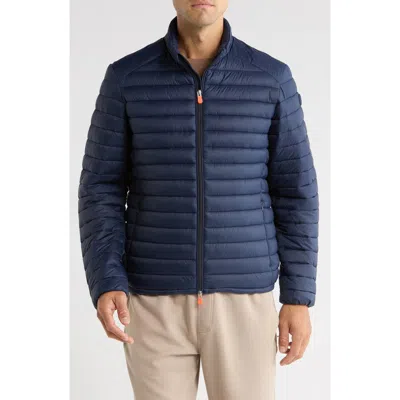 Save The Duck Francesco Packable Jacket In Blue