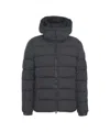 Save The Duck Functional Puffer Jacket With Fixed Hood And Plumtech Insulation In Black
