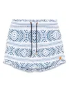 Save The Duck Geometric-print Swim Shorts
