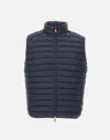 Save The Duck Adam Quilted Padded Gilet In Blue