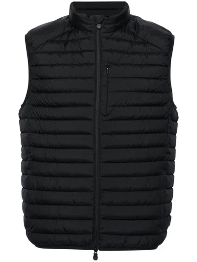 Save The Duck Rhus Quilted Gilet In Nero