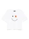 Save The Duck Kids White Asa Smiley Face In White