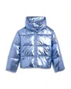 Save The Duck Girls' Dyla Puffer Jacket - Little Kid, Big Kid In Blue