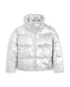 Save The Duck Girls' Dyla Puffer Jacket - Little Kid, Big Kid In Gray