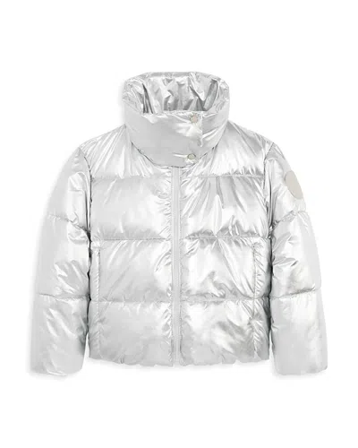 Save The Duck Girls' Dyla Puffer Jacket - Little Kid, Big Kid In Gray