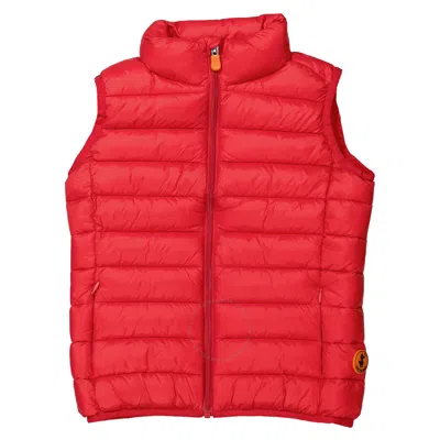 Save The Duck Kids'  Girls Tango Red Andy Icon Puffer Vest