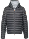 Save The Duck Donald Hooded Padded Jacket In Grey