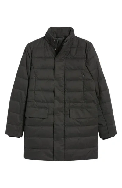Save The Duck Gordon Puffer Jacket With Stowaway Hood In Black