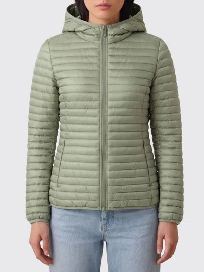 Save The Duck Jacket  Woman Color Green