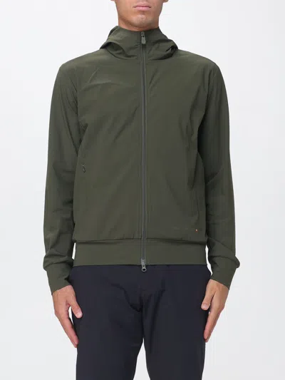Save The Duck Luiz Technical Stretch Nylon Zipped Hoodie By In Green