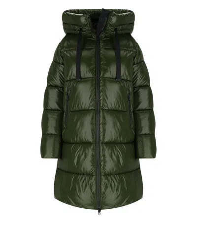SAVE THE DUCK SAVE THE DUCK ISABEL GREEN HOODED PADDED COAT