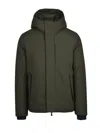 Save The Duck Green Recycled Polyester Down Coat In Green