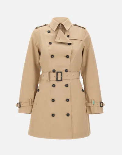 Save The Duck Grin18 Audrey Sand Trench Coat In Beige