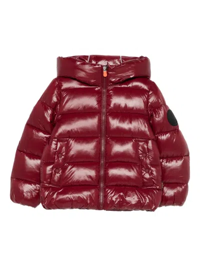 Save The Duck Kids' Gulya Padded Jacket In Red