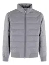Save The Duck Sedum Water Repellent Mixed Media Jacket In Gray