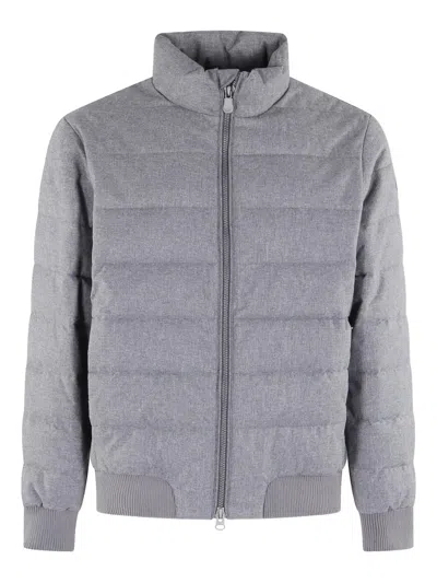 SAVE THE DUCK HERBIE FLANNEL-TEXTURED PADDED JACKET